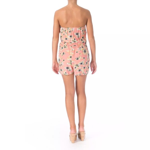 American Rag Floral Strapless Romper - Picture 2 of 5
